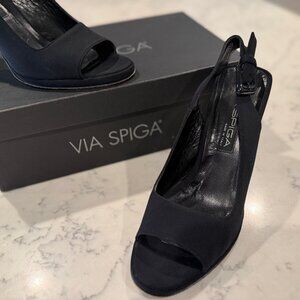 VIA SPIGA Jil Black Fiamma, size 7.5M